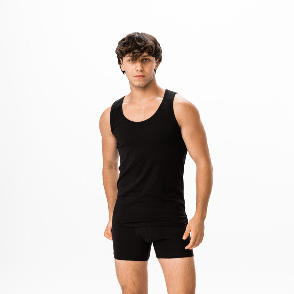 Mojo Men’s Wide Strap Tank Top Comfortable