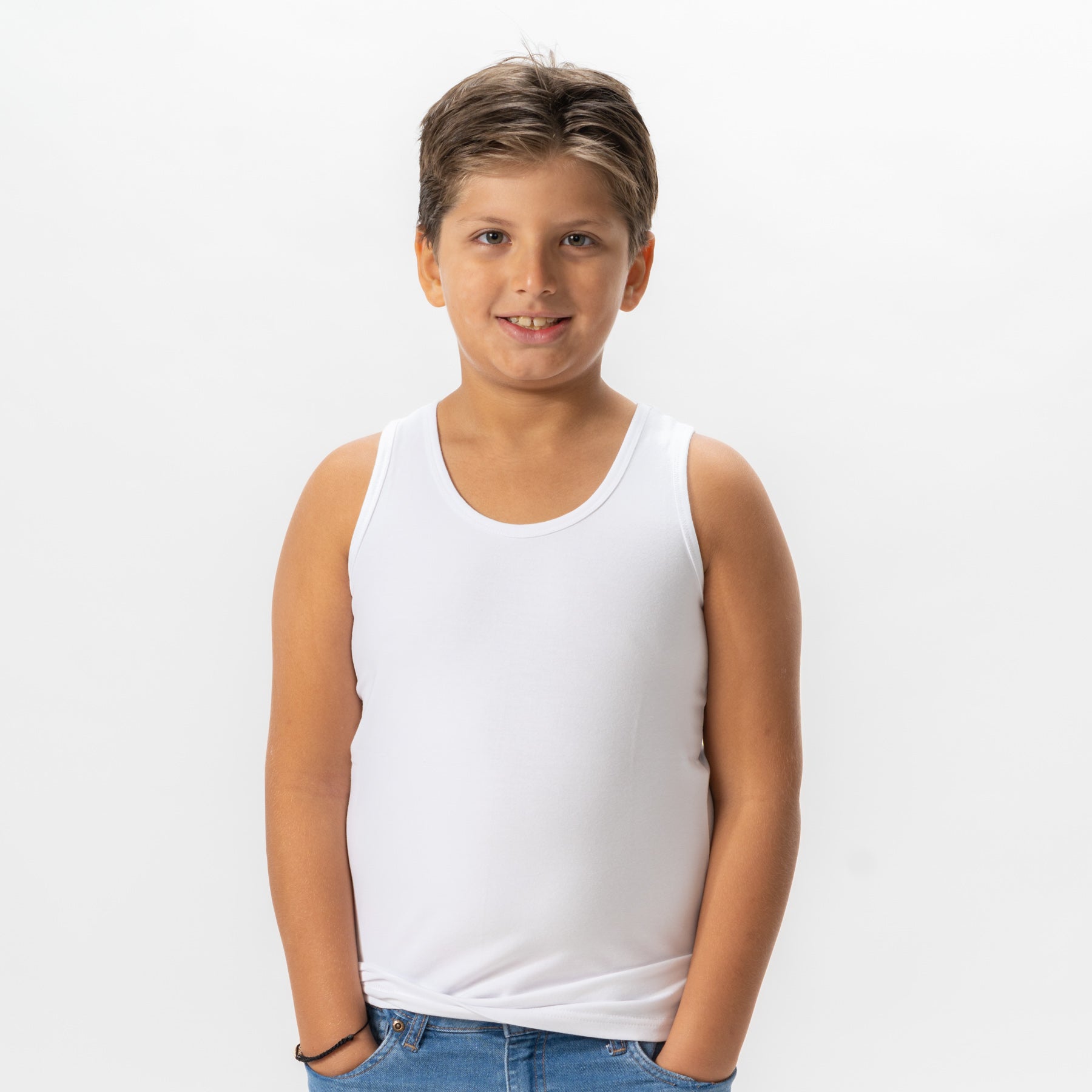 Mojo Boy’s Wide Strap Tank Top