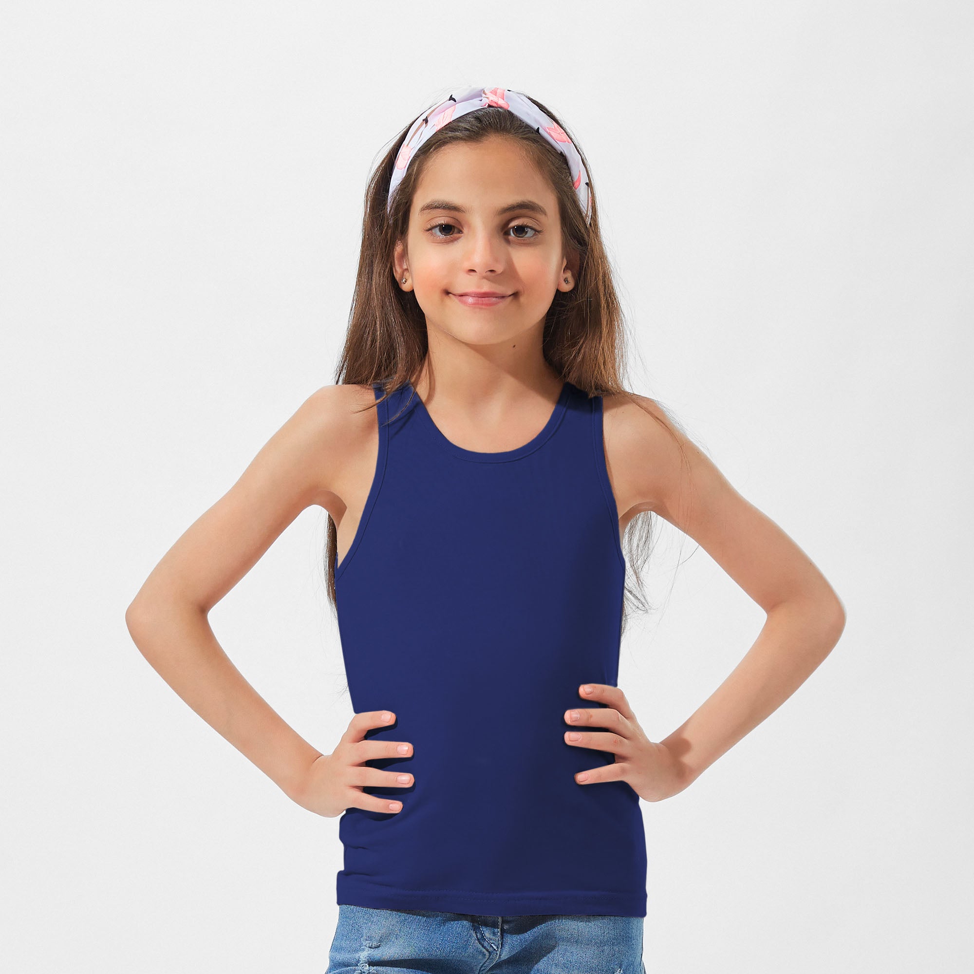 Mojo Girls’ Wide Strap Tank Top