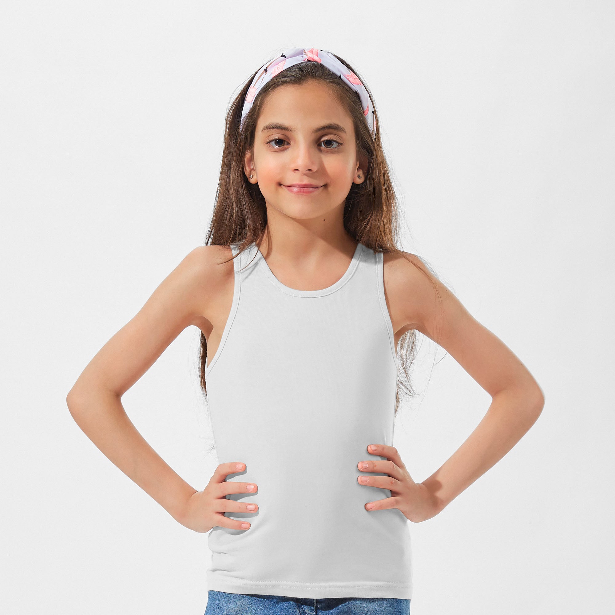 Mojo Girls’ Wide Strap Tank Top