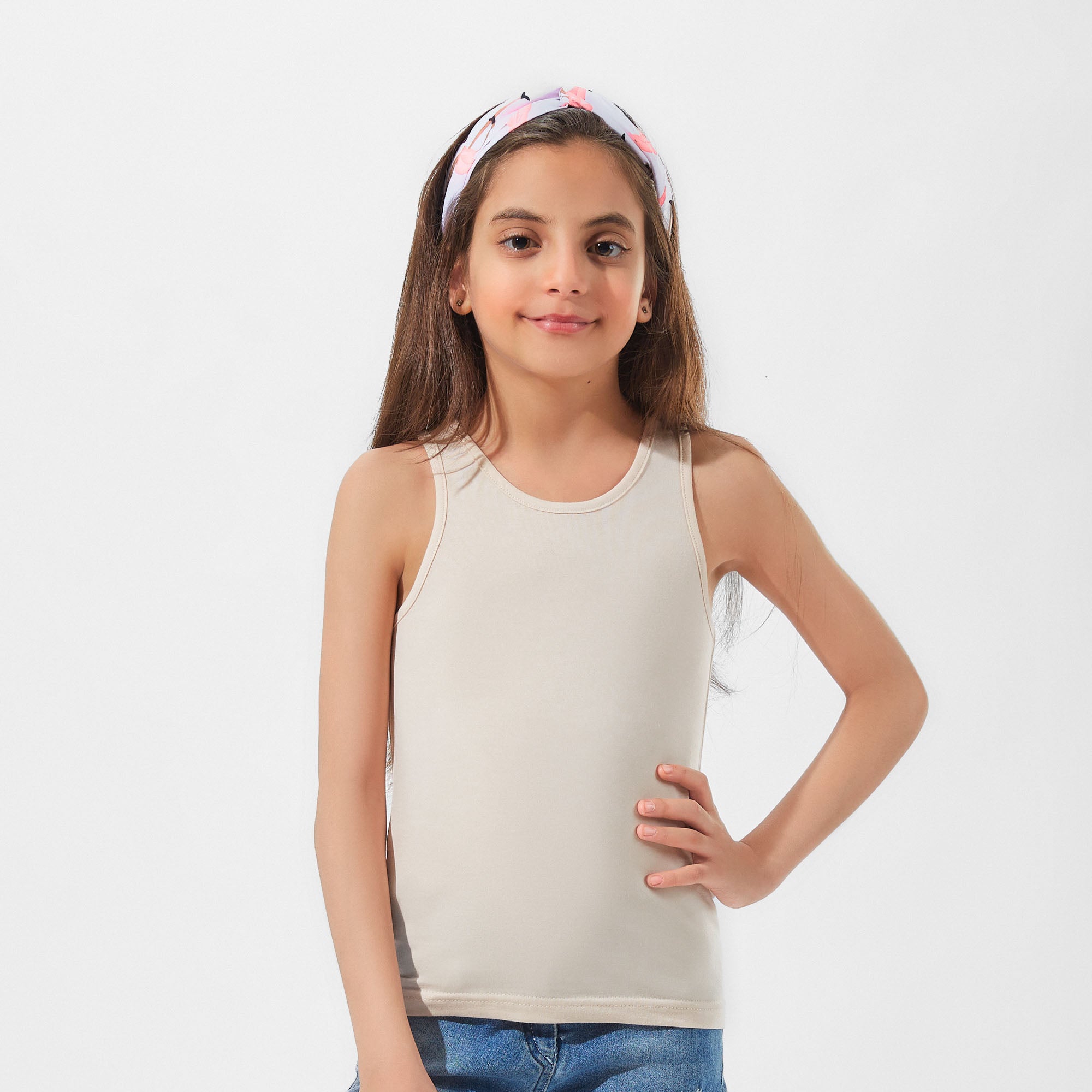 Mojo Girls’ Wide Strap Tank Top
