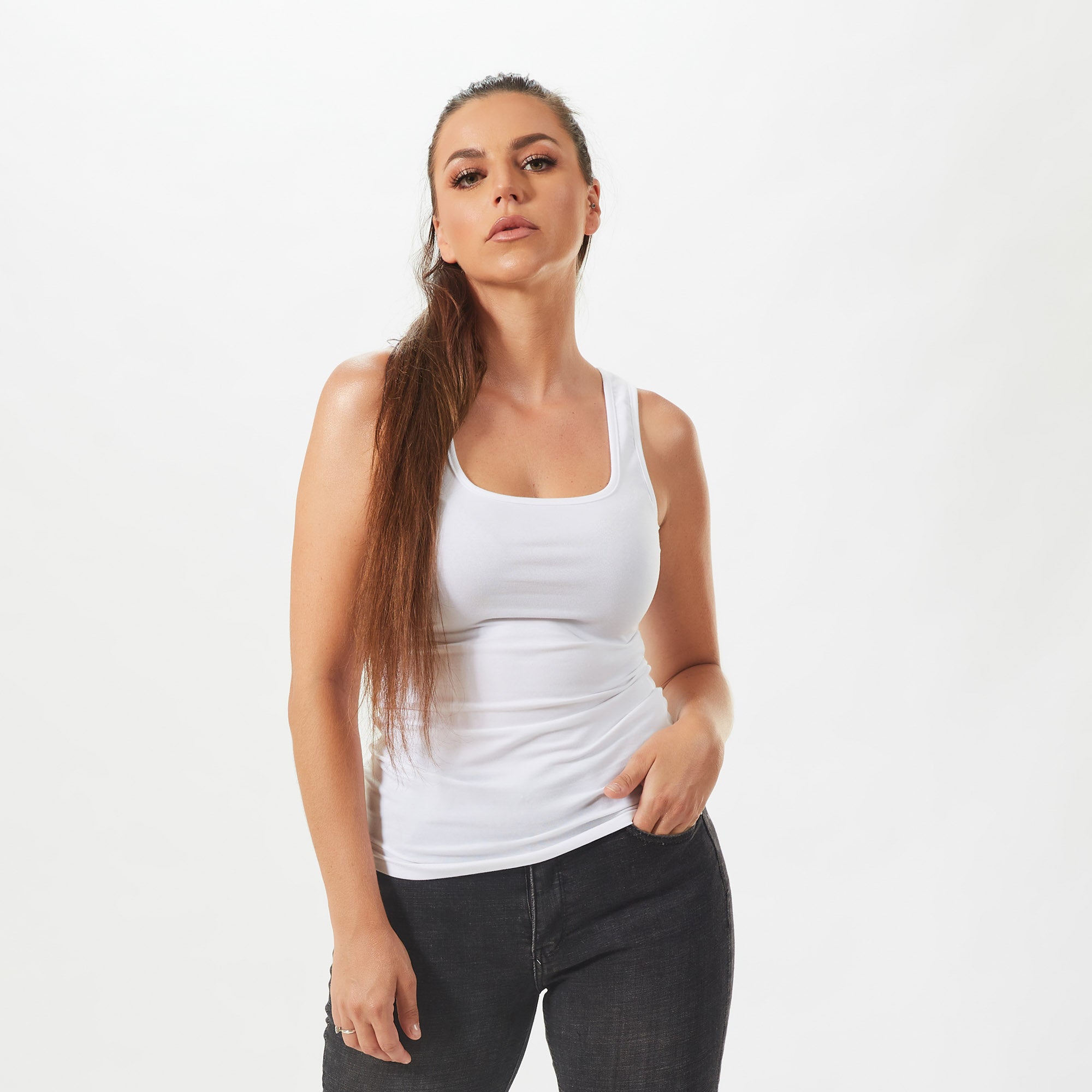 Mojo Women’s Wide Strap Tank Top